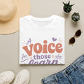 T-Shirt — “A Voice for Truth Who Learns Humility” Minimal Abstract Sunset Design