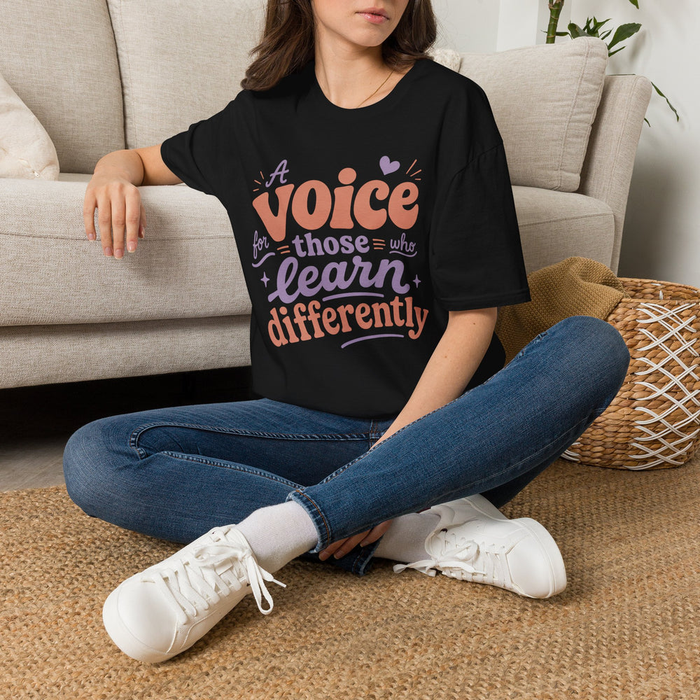 T-Shirt — “A Voice for Truth Who Learns Humility” Minimal Abstract Sunset Design