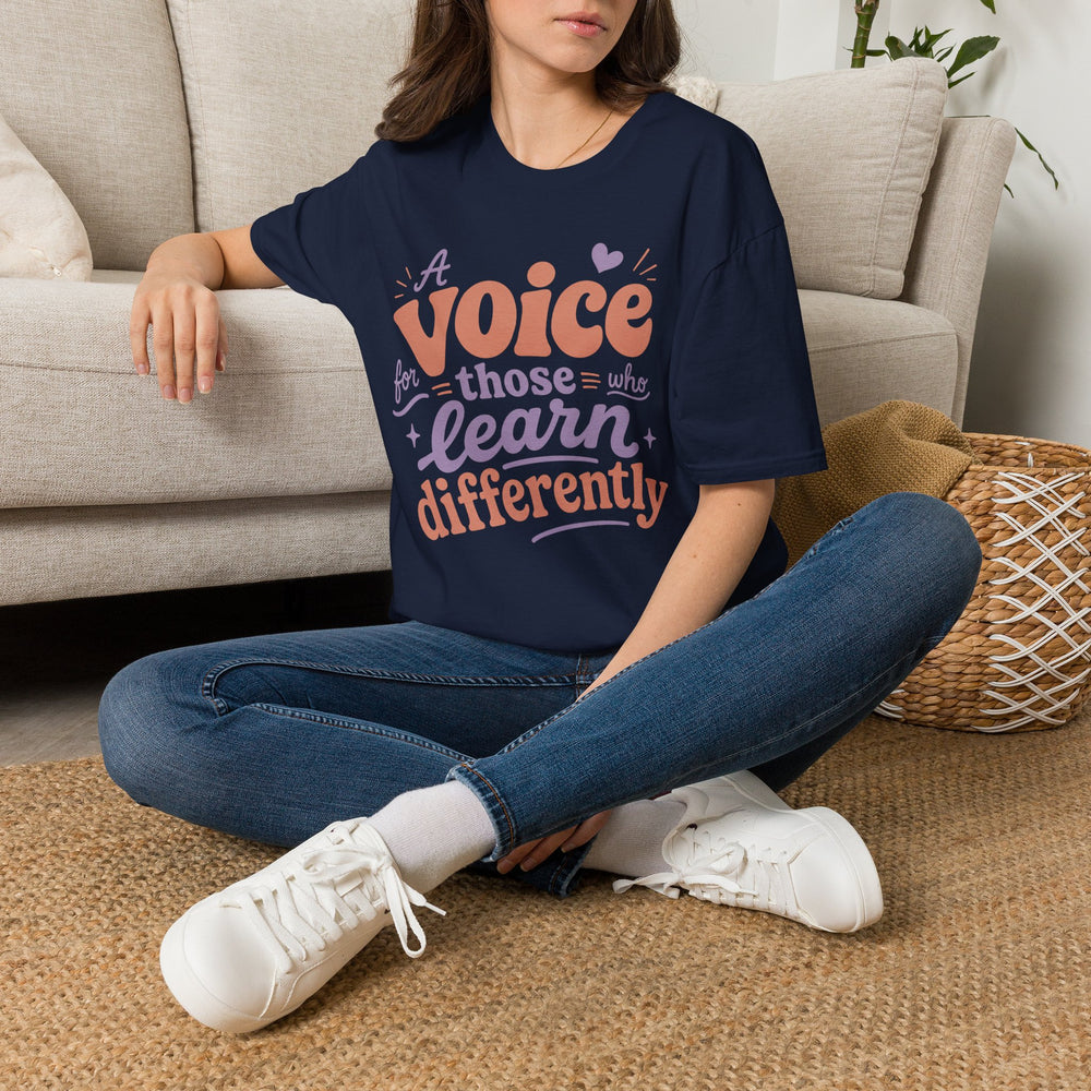 T-Shirt — “A Voice for Truth Who Learns Humility” Minimal Abstract Sunset Design