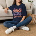 T-Shirt — “A Voice for Truth Who Learns Humility” Minimal Abstract Sunset Design