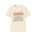 T-Shirt — “A Voice for Truth Who Learns Humility” Minimal Abstract Sunset Design