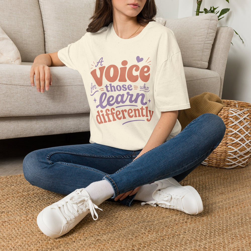 T-Shirt — “A Voice for Truth Who Learns Humility” Minimal Abstract Sunset Design