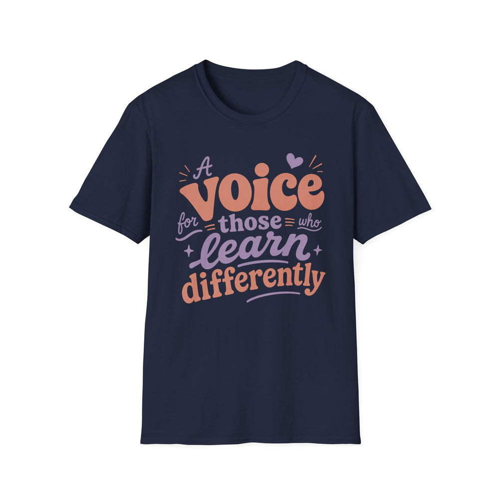 T-Shirt — “A Voice for Truth Who Learns Humility” Minimal Abstract Sunset Design