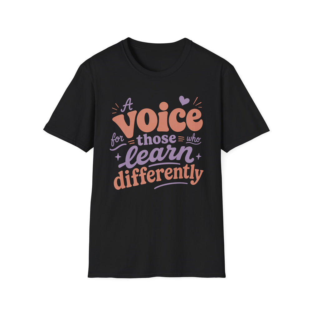 T-Shirt — “A Voice for Truth Who Learns Humility” Minimal Abstract Sunset Design